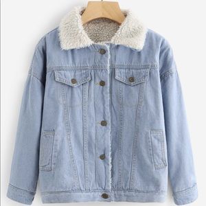 Denim Sherpa Jacket